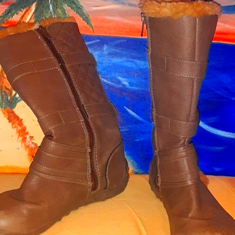 U.S. polo Assn. Grey Luma snow boots